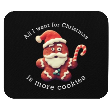 Discover Funny Christmas Cookie Mouse Pads