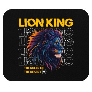 Discover Vector Lion King Digital Accessor Mouse Pads