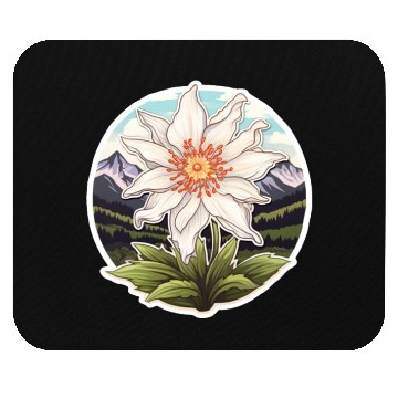 Discover Edelweiß Flower Plant Mountains Mouse Pads