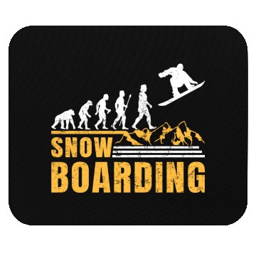 Discover Snowboarding EVOLUTION Snowboard Winter Park Mouse Pads