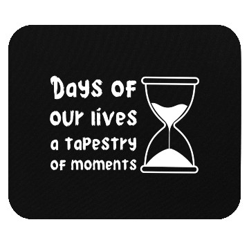 Discover Simple Sand Watch Logo Mouse Pads