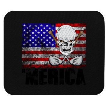 Discover Merica Golf Mouse Pads