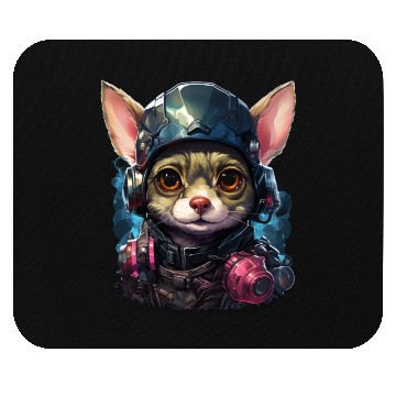 Discover A Chihuahua With A Pilot s Cap Mouse Pads