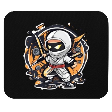 Discover Data Ninja Funny Gold Big Data Analyst Mouse Pads