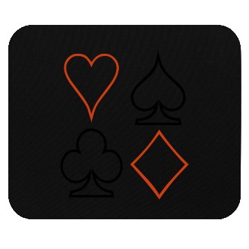 Discover Playing Card Poker Mouse Pads