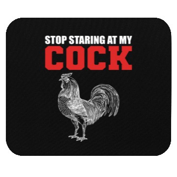 Discover Stop Staring Joker or Comedian Gift Mouse Pads
