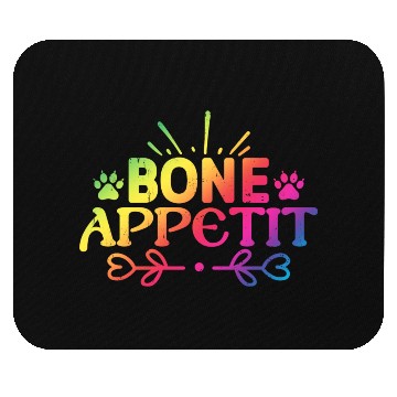Discover Puppy Lover Gift Bone Appetit Mouse Pads
