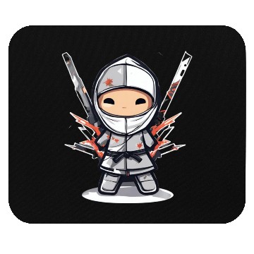 Discover Data Ninja Funny Silver Big Data Analyst Scientist Mouse Pads