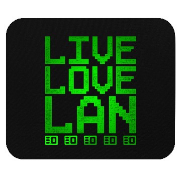Discover Network Admin Programmer Live Love Lan Mouse Pads
