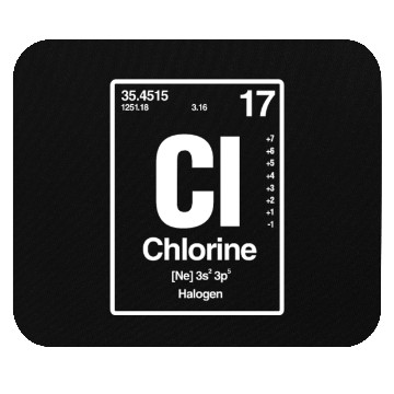 Discover Chlorine Cl Periodic Table Mouse Pads