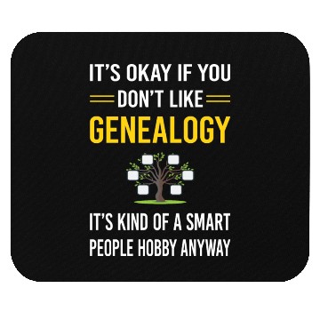 Discover Smart People Genealogy Genealogist Mouse Pads