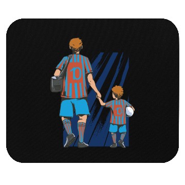Discover Father And Son Soccer Fans Mouse Pads