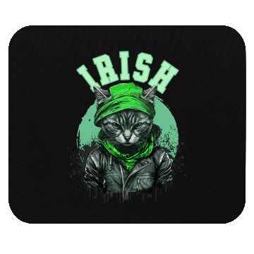 Discover Cat Irish Saint Patrick s Day Ireland Mouse Pads