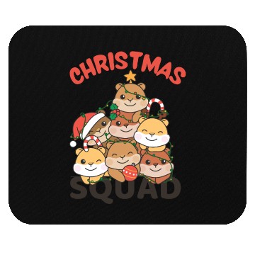 Discover Hamster Christmas Tree Christmas Squad Hamster Mouse Pads