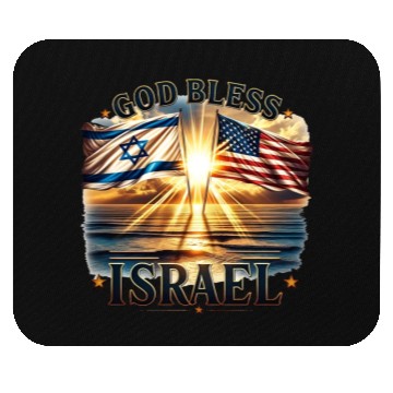 Discover United for Israel God Bless Israel - Promised Land Mouse Pads