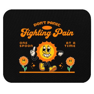 Discover Fighting Pain One Spoon at a Time Mouse Pads