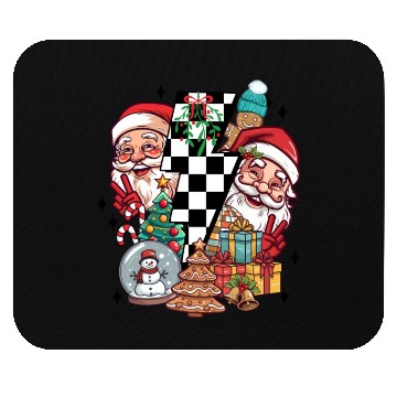 Discover Retro Christmas, Santa, Groovy, Disco Ball, Frosty Mouse Pads