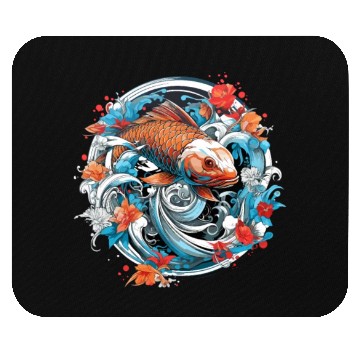 Discover Koi Fish Koi Carp Japanese Koi Garden-Pond Koi Mouse Pads