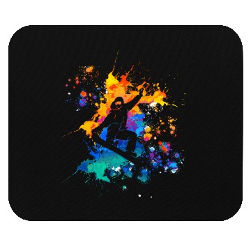 Discover Snowboarder Cool Freestyle Snowboarding Mouse Pads