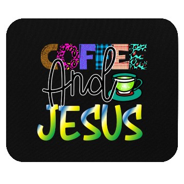 Discover Coffee And Jesus Mouse Pads