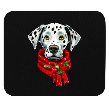 Discover dalmatian christmas pet design Mouse Pads