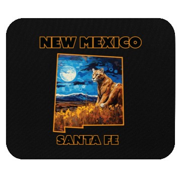 Discover New Mexico - Cougar Mouse Pads