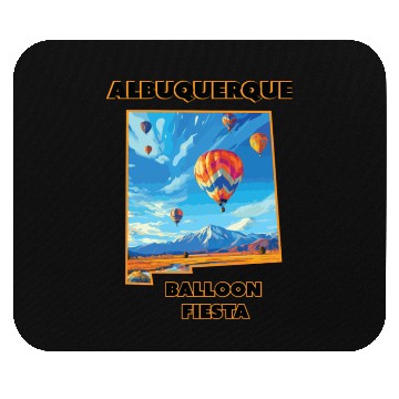 Discover New Mexico Balloon Festival Mouse Pads