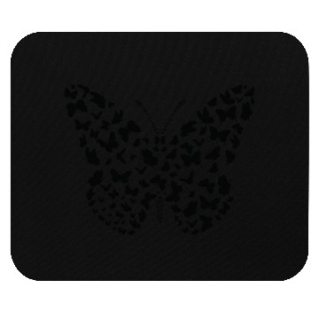 Discover Butterfly Butterflies Insect Silhouette Mouse Pads
