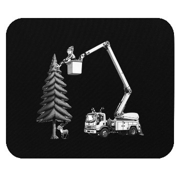 Discover Elf Tree Worker Mouse Pads