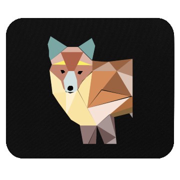 Discover fox illustration Mouse Pads