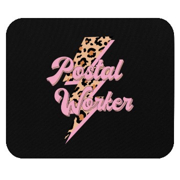 Discover Postal worker thunder Mouse Pads