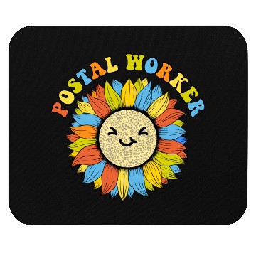 Discover Postal worker smile Mouse Pads
