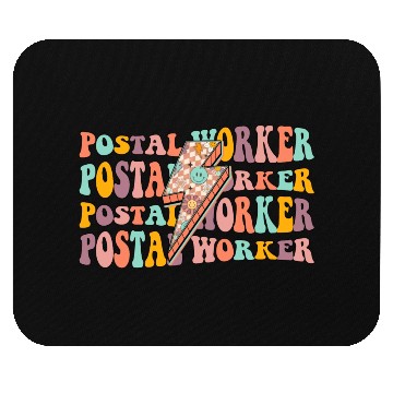 Discover Postal worker thunder Mouse Pads