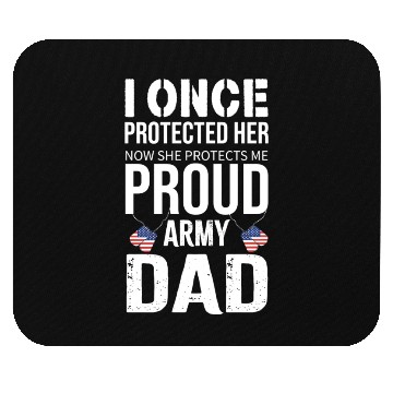 Discover I once protected her now she protects me proud Mouse Pads