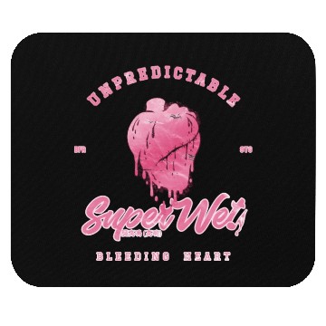 Discover Unpredictable bleeding heart (pale style) Mouse Pads