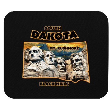 Discover South Dakota - Mount Rushmore Mouse Pads