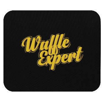 Discover Waffles Expert Pastry Snack Mouse Pads
