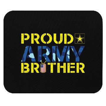 Discover Proud Army Brother Mouse Pads
