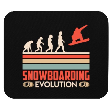 Discover Evolution Snowboard Mouse Pads Winter Park Snowboard
