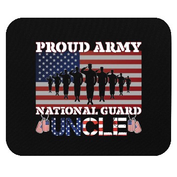 Discover Proud Army National Guard Uncle Mouse Pads