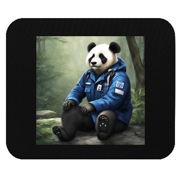 Discover Paramedic Panda Mouse Pads