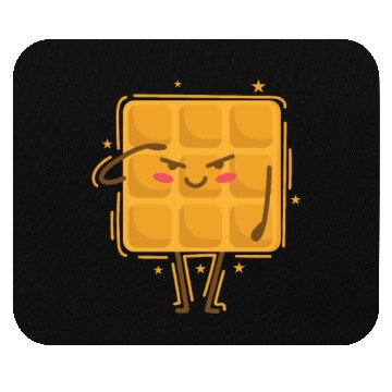 Discover Waffle salutes Pastry Snack Mouse Pads