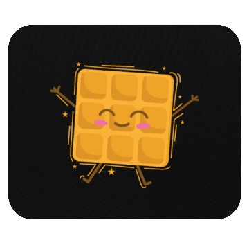 Discover funny Waffle Pastry Baker Dough Mouse Pads