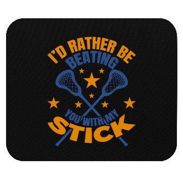 Discover Funny Lacrosse Quote Mouse Pads