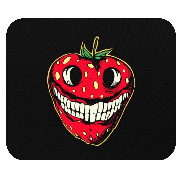 Discover Strawberry Jack-o-lantern Mouse Pads