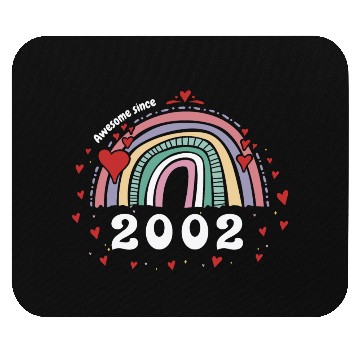 Discover Awesome 2002 - 21st Birthday w/ Cute Vintage Mouse Pads