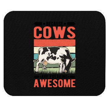 Discover Because Cows Are Freaking Awesome Cow Mouse Pads