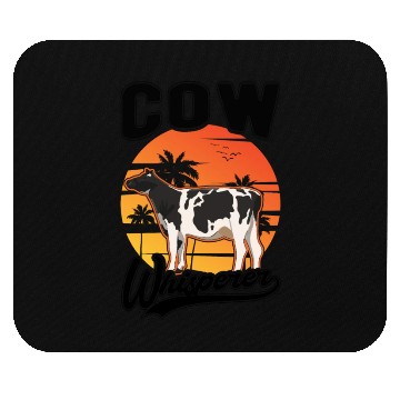 Discover Cow Whisperer Farmer Cattle Breeder Cows Mouse Pads