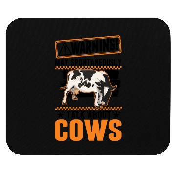 Discover Cow Cattle Breeder Land, Farmer Cows Mouse Pads