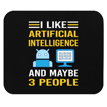 Discover 3 People Artificial Intelligence AI Mouse Pads